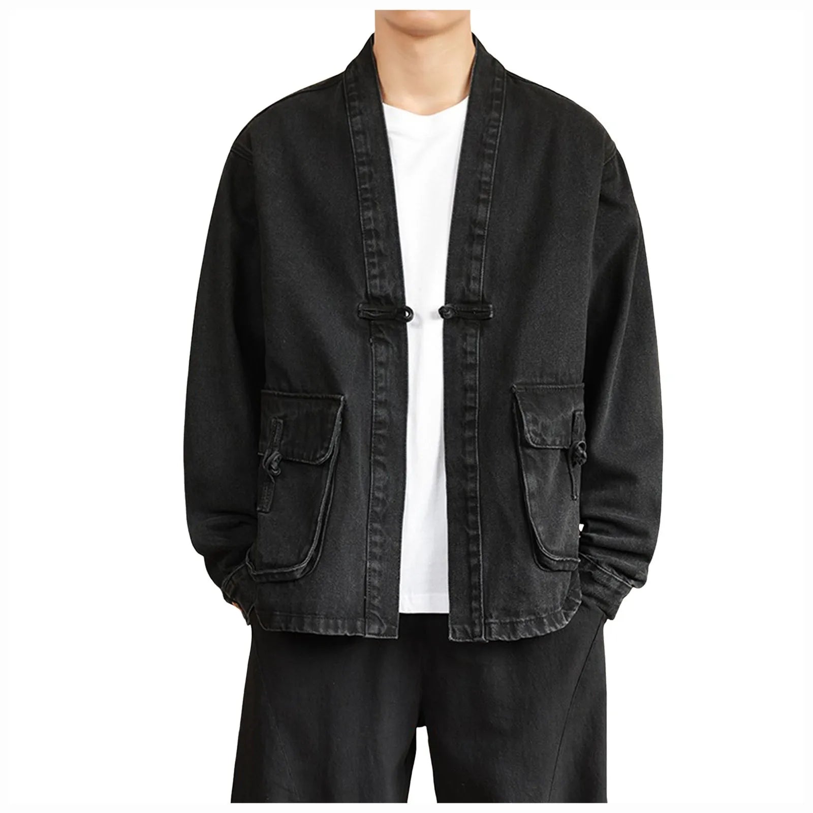 Vintage Denim Puff Jacket